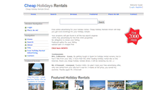 Desktop Screenshot of cheapholidayrentalsdirect.com